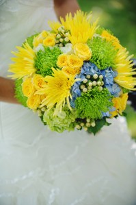 yellow and green wedding