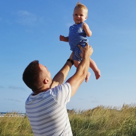 Justin and LJ at beach