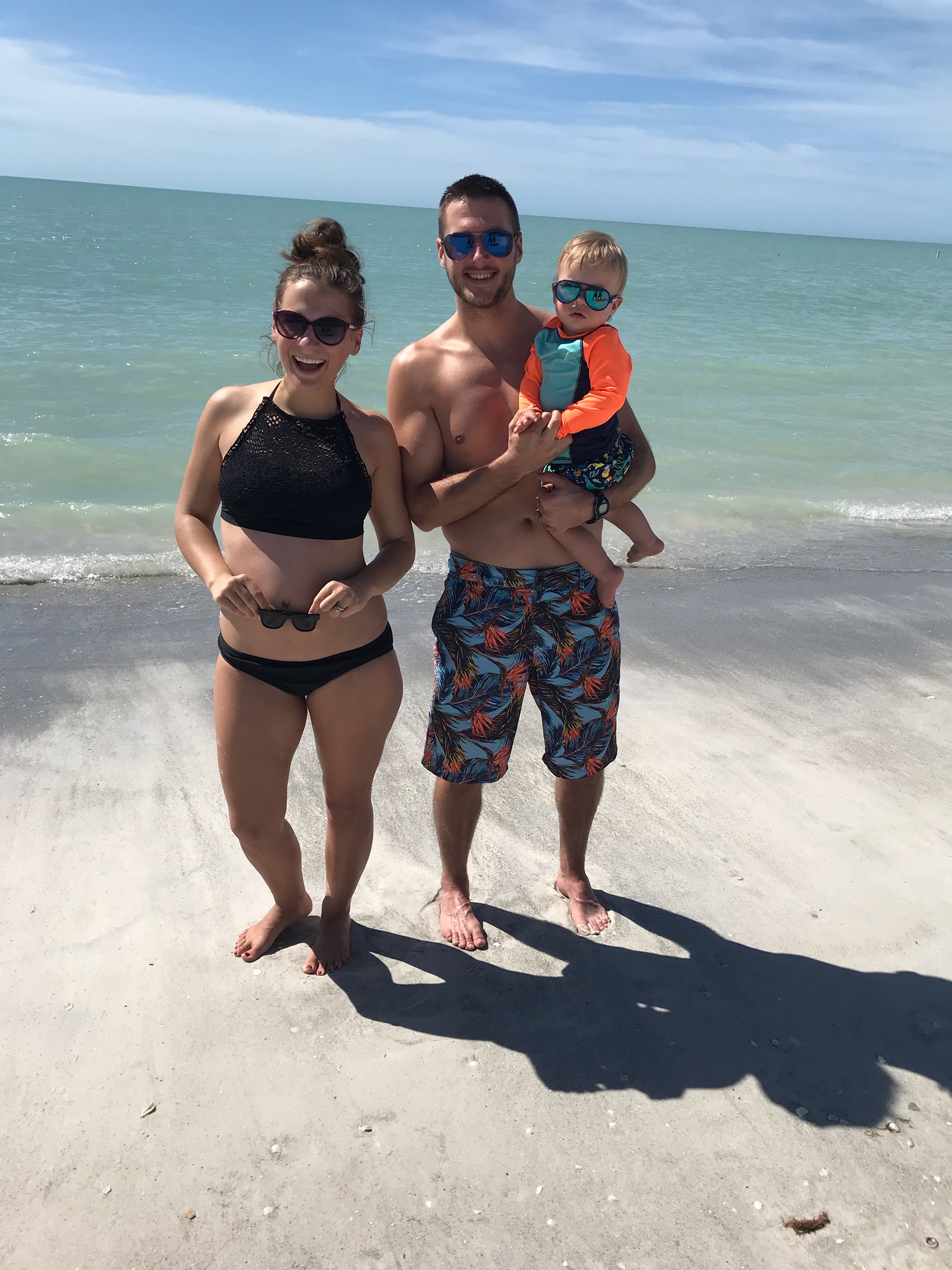 Beach Family of Four