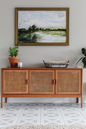 Modern, Bright Entryway Makeover