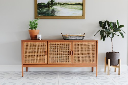 Entryway-9Modern, Bright Entryway Makeover